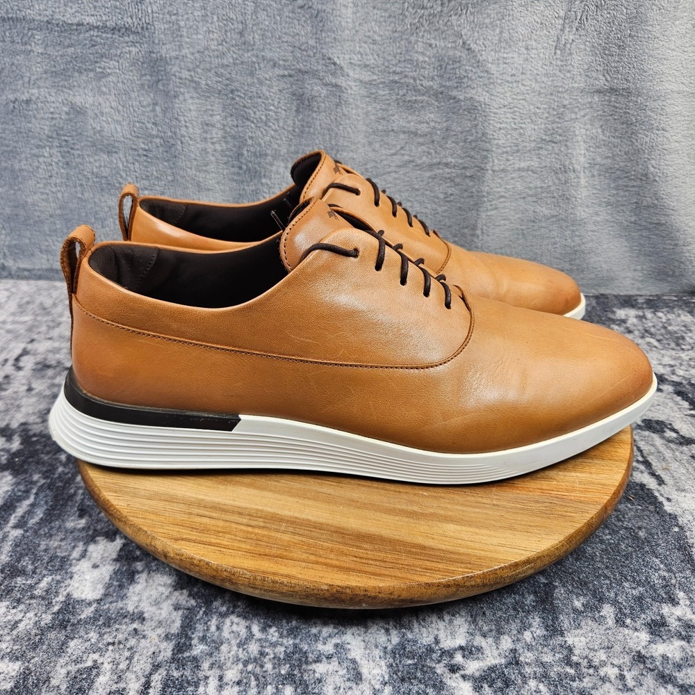 Wolf & Shepherd Crossover Longwing Leather Honey White Shoes Men's Size 14 M